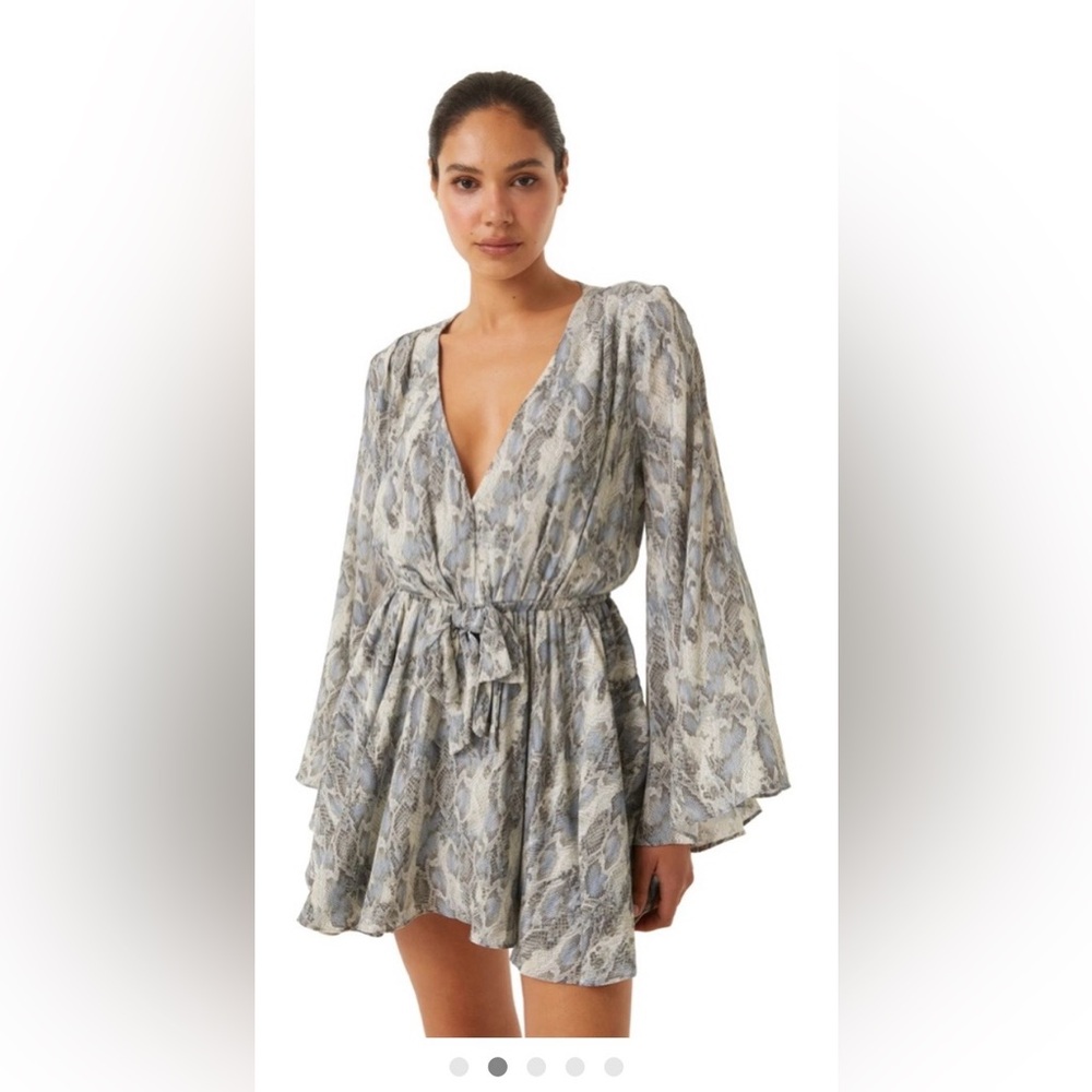 Stunning Misa Kaia dress in spring python color.